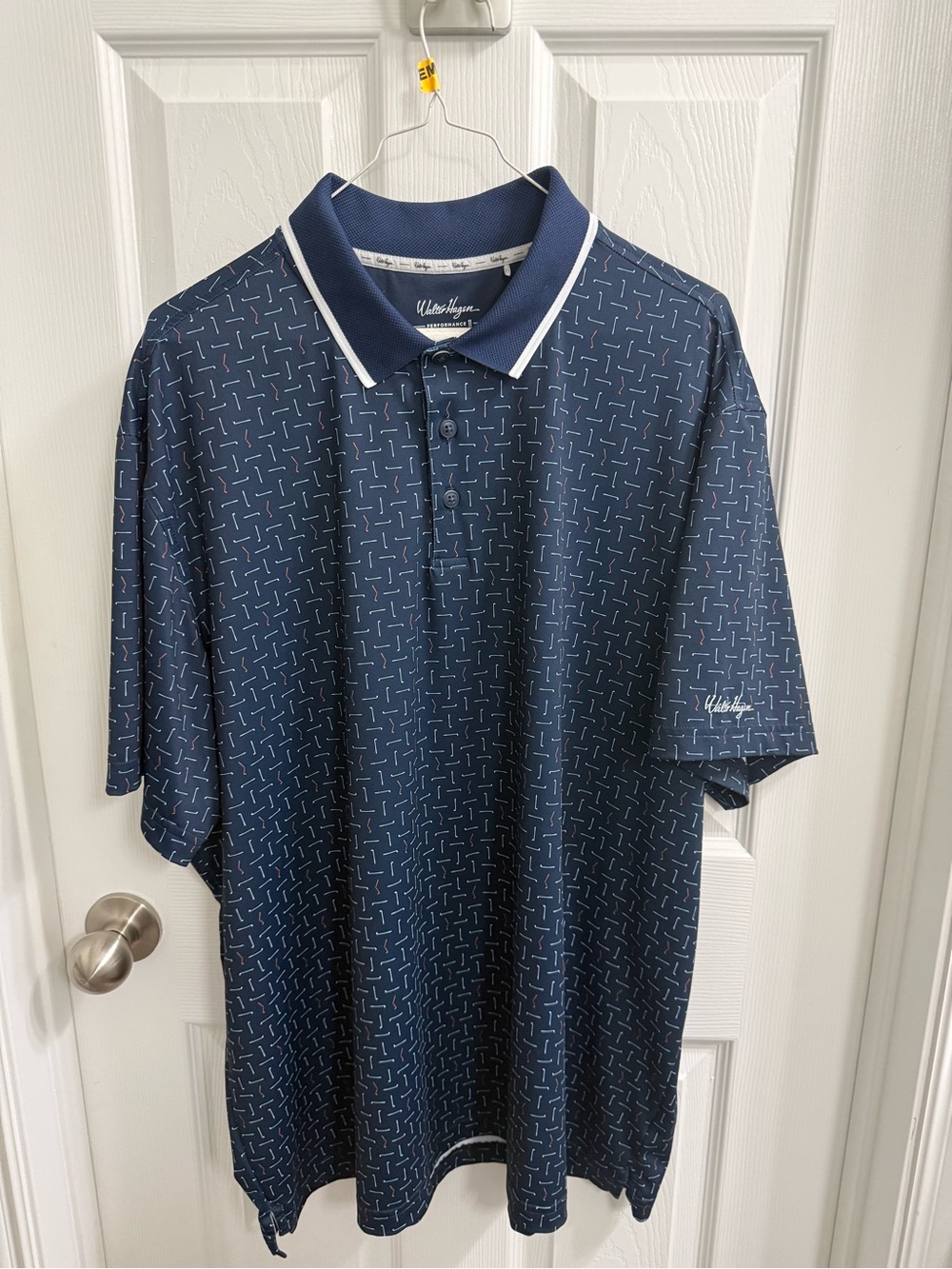 Walter Hagen Men’s Golf Club Printed Polo Shirt